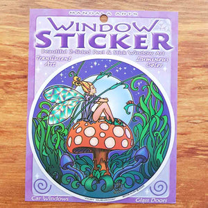Fairy Mushroom Window Sticker