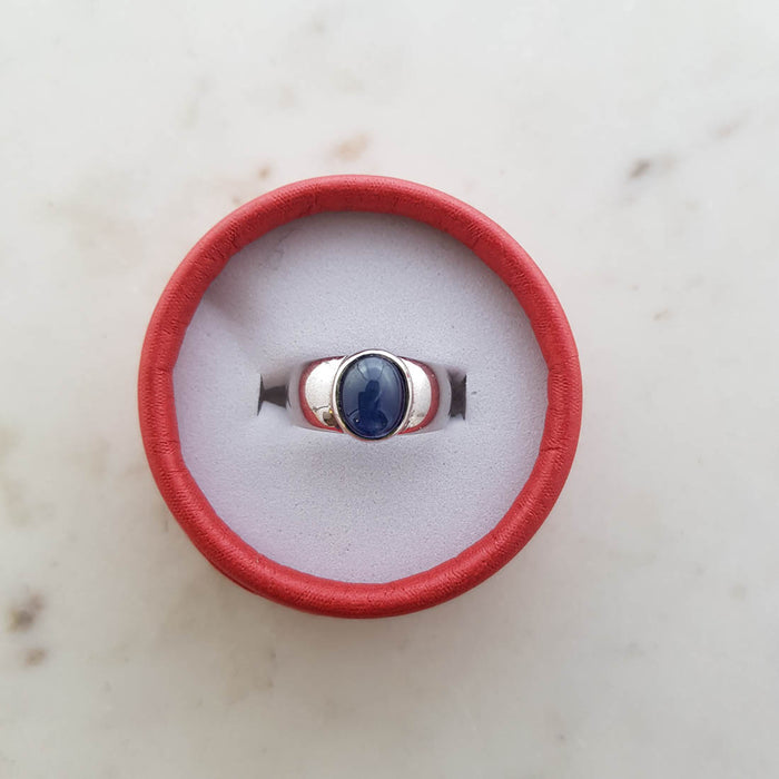 Sapphire Ring (sterling silver)