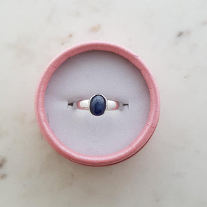 Sapphire Ring (sterling silver)