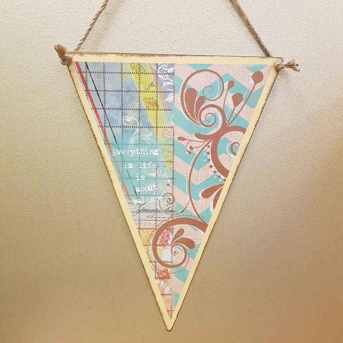 Everything Triangle Wall Art (approx 23x30cm)