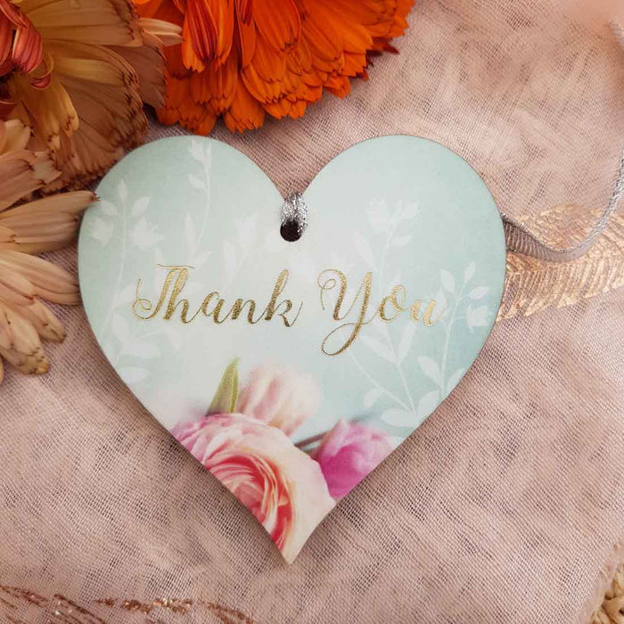 Thank You Hanging Heart (approx. 8x8cm)