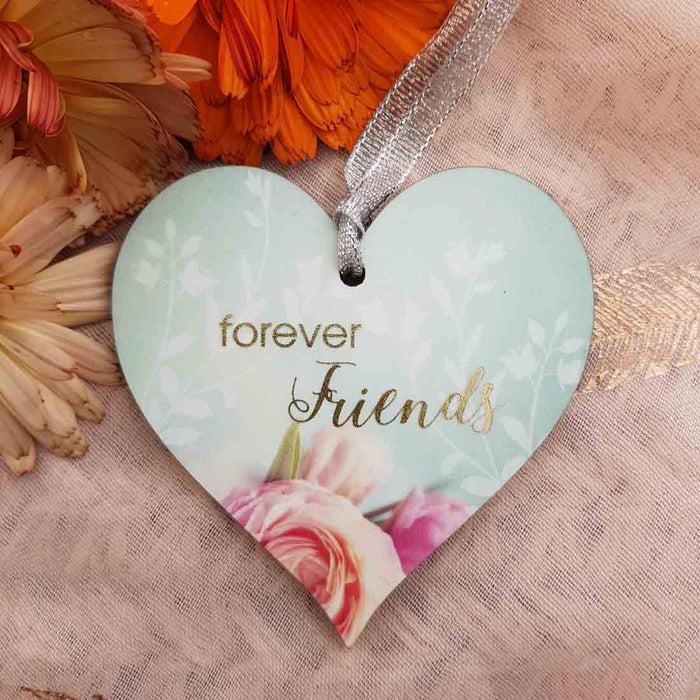 Forever Friends Hanging Heart (approx. 8x8cm)