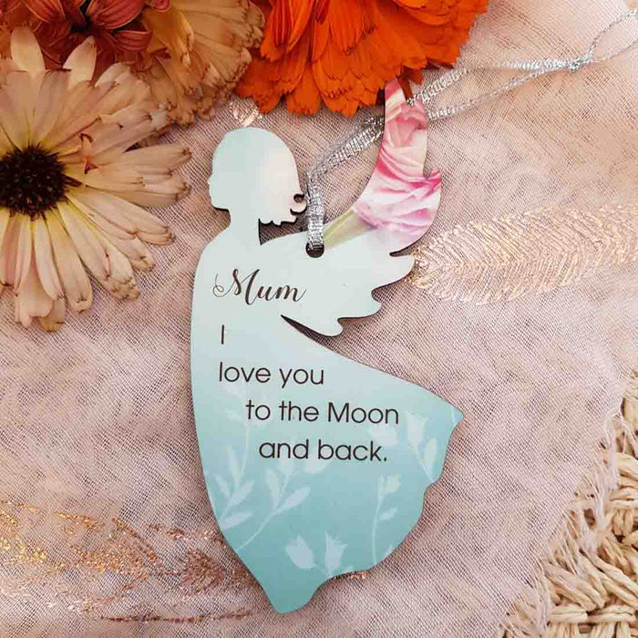 Mum Hanging Angel (approx. 12x6cm)