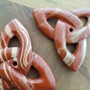 Red Jasper Triquetra