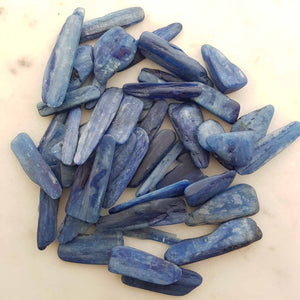 Blue Kyanite Partially Polished Piece (assorted & tiny)