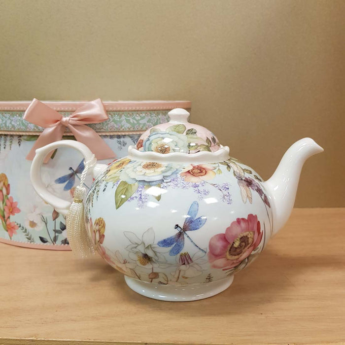 Dragonfly Teapot with Giftbox (approx. 24x16x14.5cm)
