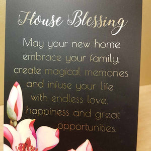 House Blessing Plaque (approx.13x18cm)