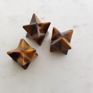 Gold Tiger's Eye Merkabah