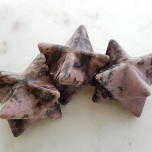 Rhodonite Merkabah