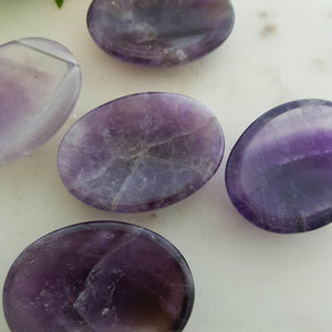 Amethyst Worry Stone