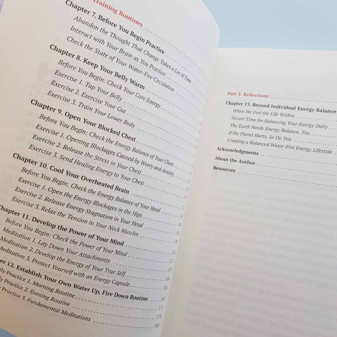 Water Up Fire Down (An energy principle for creating calmness, clarity