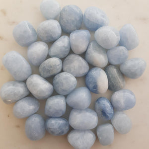 Blue Calcite Tumble