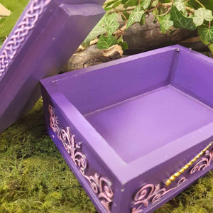 Purple Unicorn Trinket Box