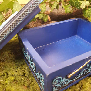 Blue Unicorn Trinket Box