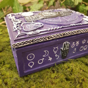 Purple Palmistry Box