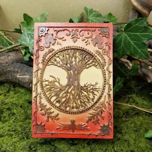 Red Tree of Life Trinket Box