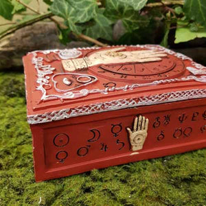 Red Palmistry Box