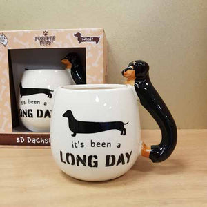 Dachshund It's Been A Long Day 3D Handle large Mug