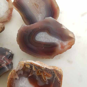 Zimbabwean Agate Partially Polished Chunk