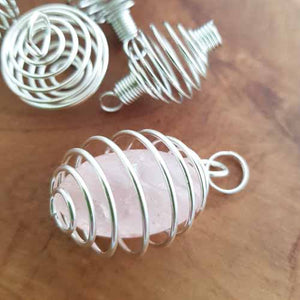 Spiral Cage for Pendants & Keyrings