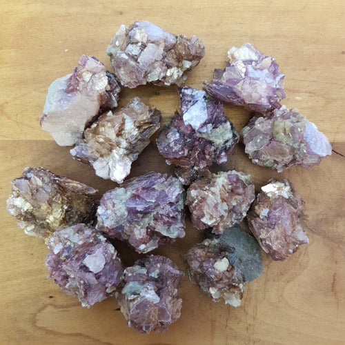 Lepidolite Rosette Cluster (delicate. assorted. approx. 3-3.5x3-3.5cm plus)