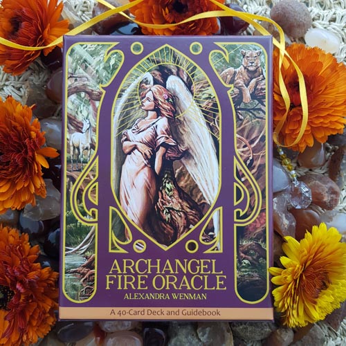 Archangel Fire Oracle Cards END OF LINE OPEN DECK  (40 cards and guide book)