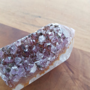 Amethyst/Quartz Druzy Point