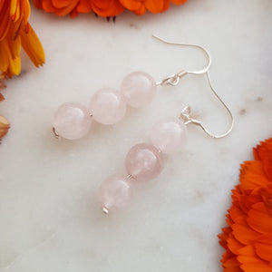 Rose Quartz Earrings