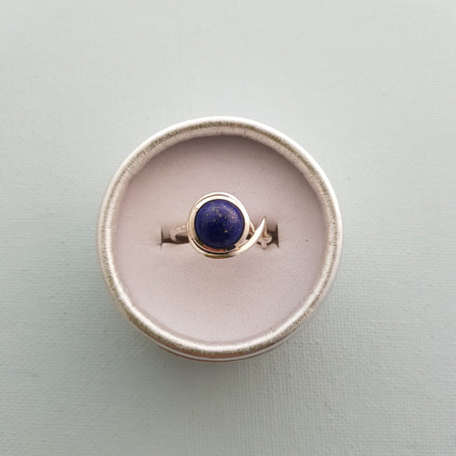 Lapis Ring (sterling silver)