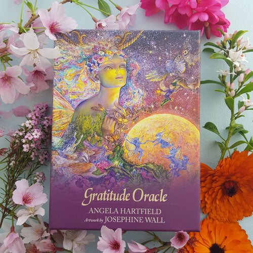 Gratitude Oracle Cards (55 cards and guide book)