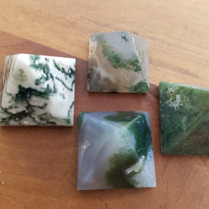 Moss Agate Pyramid 