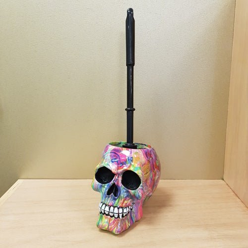 Mystic Skull Toilet Brush (approx 16x9cm)