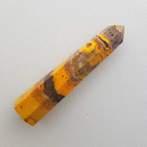 Bumble Bee Jasper Polished Point (approx.13x3x3cm)