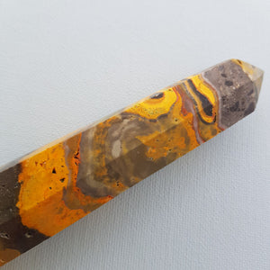 Bumble Bee Jasper Polished Point