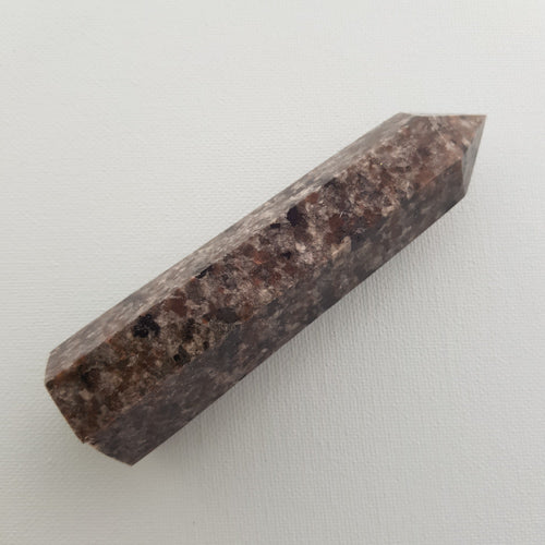 Ruby, Granite & Mica Polished Point (from India. assorted. approx. 11x3cm)