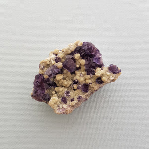 Violet Fluorite in Mica & Pyrite Matrix