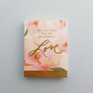 Let All That You Do Be In Love Bejewelled Notepad