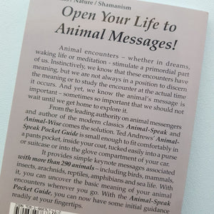 Animal Speak Pocket Guide.