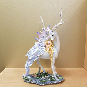 Sleeping Fairy with Snow Deer