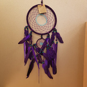 Purple 2 Hoop Dreamcatcher