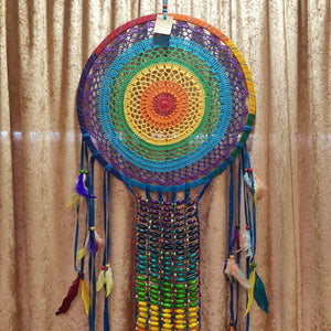 Multi Colour Boho Style Dreamcatcher