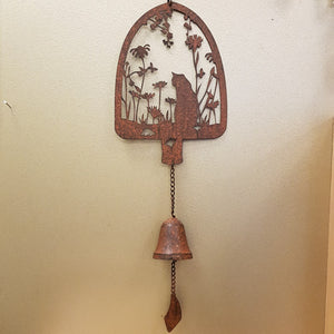 Cat Hanger with Bell (approx. 64 x 17cm)