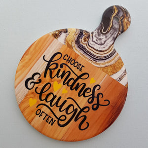 Choose Kindness & Laugh Often Trivet (approx 20x15cm)