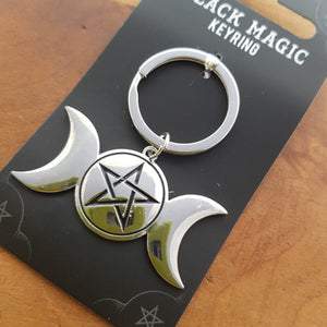 Magic Keyring Triple Moon