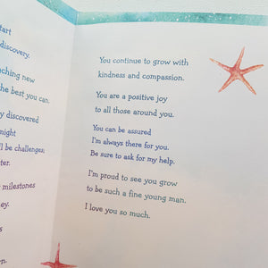 To An Amazing Grandson Greeting Card