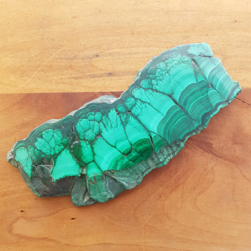 Malachite Slab (approx. 15x6x1.5cm)