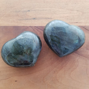 Labradorite Heart