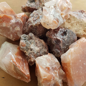 Red Calcite Rough Rock