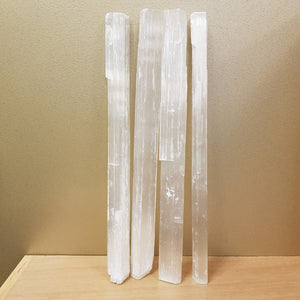 Selenite Rough Rod