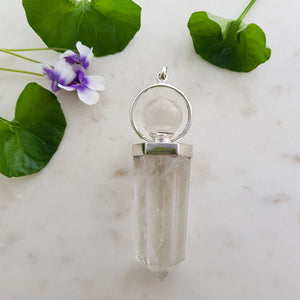 Clear Quartz Point Pendant